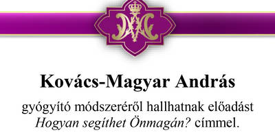 Hogyan segíthet önmagán? - előadás Hogyan segíthet önmagán? - előadás