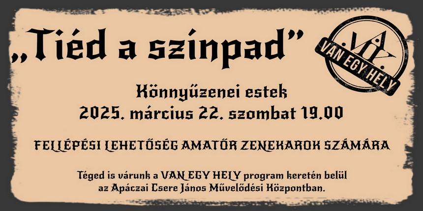 Tid a sznpad - Felhvs