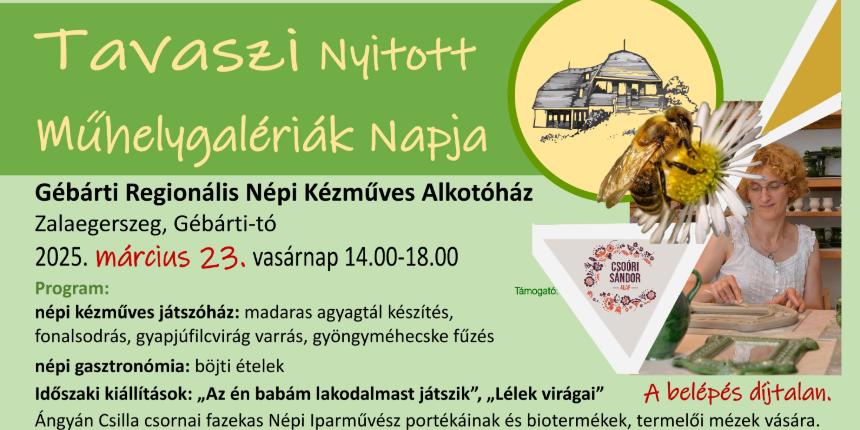 Tavaszi Nyitott Mhelygalrik Napja