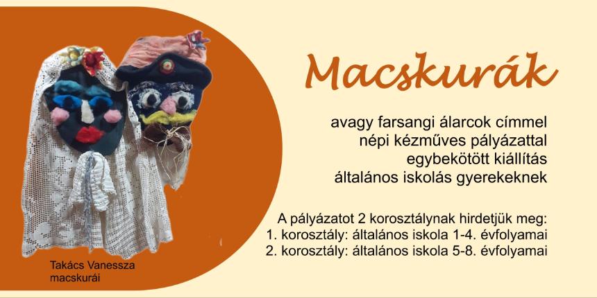 Macskurk avagy farsangi larcok cmmel npi kzmves plyzattal egybekttt killts  