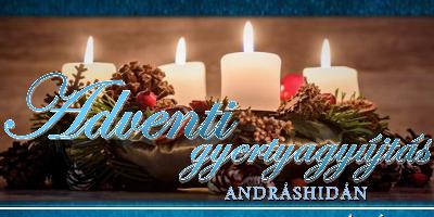 Adventi gyertyagyjtsok Andrshidn