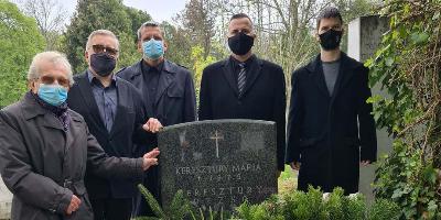 Keresztury budapesti srjnl koszorztak egerszegi tiszteli