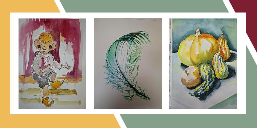 Ki�ll�t�smegnyit� a Nyitott Gal�ria K�pz�m�v�szeti M�hely alkot�inak m�veib�l