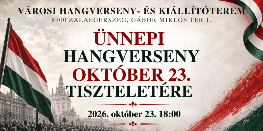 �nnepi hangverseny okt�ber 23-a tisztelet�re 2026